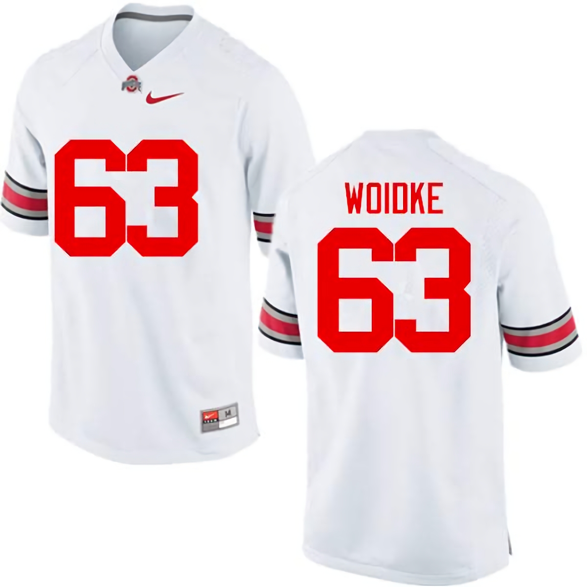 Kevin Woidke Ohio State Buckeyes Men's NCAA #63 Nike White College Stitched Football Jersey ZPZ8856EL